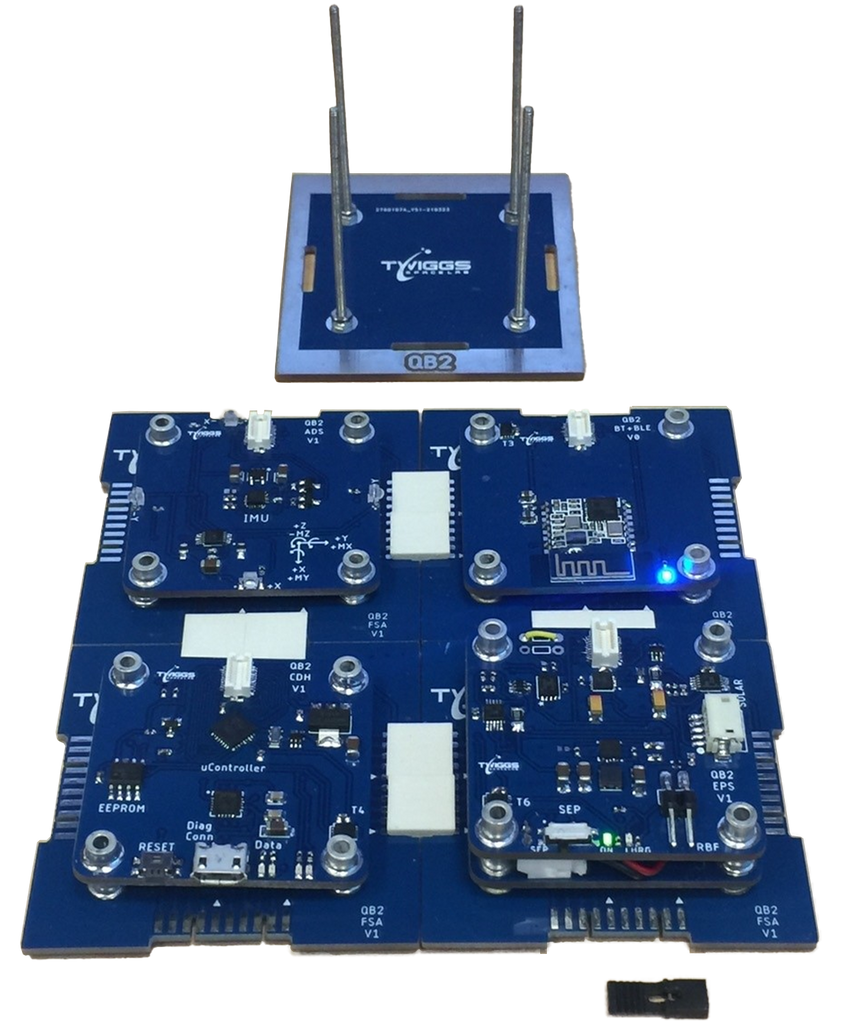 Qube Mini Command Module QB2 PocketQube System – Twiggs Space Lab